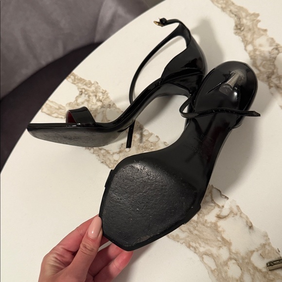 Saint Laurent Patent Leather High Heel Sandals Size 38 - Picture 9 of 9